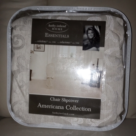 Ivory Chair Slipcover - Picture 1 of 4